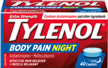 Load image into Gallery viewer, Tylenol Body Pain Night - 40 caplets