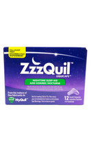 Load image into Gallery viewer, ZzzQuil Nighttime Sleep-Aid LiquiCaps - 12 liquid capsules