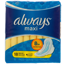 Load image into Gallery viewer, Always Maxi Regular with Wings - 18 pads
