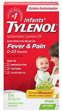 Load image into Gallery viewer, Tylenol Infants' Acetaminophen Suspension, Dye-Free - 15 ml x 80mg/1ml
