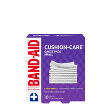 Load image into Gallery viewer, Band-Aid Cushion-Care, Gauze Pads, Small - 10 pads