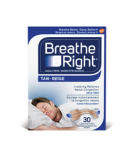 Load image into Gallery viewer, Breathe Right Nasal Strips, Tan - 30 strips