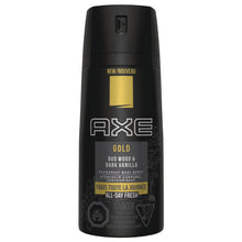 Load image into Gallery viewer, Axe Deodorant Body Spray, Gold Oud Wood & Dark Vanilla - 113 g