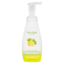 Load image into Gallery viewer, Live Clean Foaming Hand Soap, Lemon Mint - 400 ml