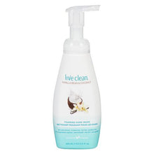 Load image into Gallery viewer, Live Clean Foaming Hand Soap, Vanilla Bean & Coconut - 400 ml