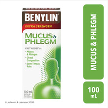 Load image into Gallery viewer, Benylin Extra Strength Mucus & Phlegm Syrup - 100 ml