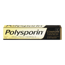 Load image into Gallery viewer, Polysporin Heal-Fast Formula, Complete 3 Antibiotics + Pain Relief - 30 g