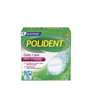 Load image into Gallery viewer, Polident Daily Cleanser for Dentures - 40 tabs