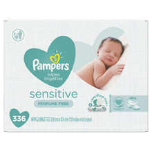 Load image into Gallery viewer, Pampers Sensitive Perfume-Free Wipes - 336 wipes