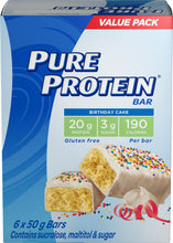 Load image into Gallery viewer, Pure Protein Protein Bars, Birthday Cake - 300 g