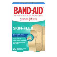 Load image into Gallery viewer, Band-Aid Skin-Flex Assorted Adhesive Bandages - 20 bandages