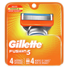 Load image into Gallery viewer, Gillette Fusion5 Men's Razor Blade Refills - 4 cartridges