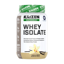 Load image into Gallery viewer, Kaizen Naturals Whey Isolate, Vanilla Bean - 840 g