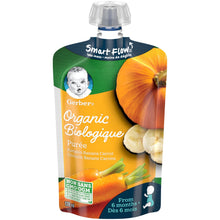 Load image into Gallery viewer, Gerber Organic Puree - 128 ml Pumpkin Banana Carrot