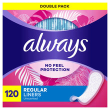 Load image into Gallery viewer, Always Daily Liners, Thin, Unscented - 120 liners