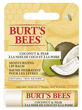 Load image into Gallery viewer, Burt's Bees 100% Natural Moisturizing Lip Balm, Coconut & Pear - 4.25 g