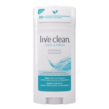 Load image into Gallery viewer, Live Clean Deodorant, Cool & Fresh - 71 g