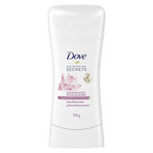 Load image into Gallery viewer, Dove Nourishing Secrets, Glowing Ritual Antiperspirant, Lotus Flower - 74 g