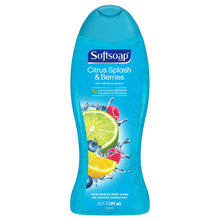 Load image into Gallery viewer, Softsoap Moisturizing Body Wash, Citrus Splash And Berries , With Real Berry Extracts - 591 mL