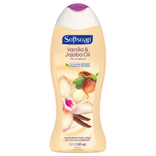 Load image into Gallery viewer, Softsoap Moisturizing Body Wash, Formulated Without Parabens And Phtalates, Vanilla And Jojoba Oil With Real Jojoba Oil - 591 mL