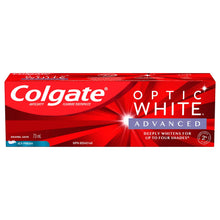 Load image into Gallery viewer, Colgate Optic White Advanced Teeth Whitening Toothpaste, Icy Fresh - 73 ml