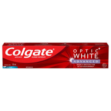 Load image into Gallery viewer, Colgate Optic White Advanced Teeth Whitening Toothpaste, Icy Fresh – 133 mL