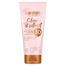 Load image into Gallery viewer, Coppertone Glow Brilliant Sunscreen Lotion with Shimmer SPF 30 - 148 ml