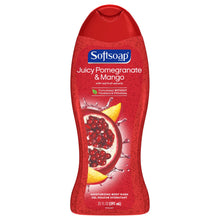 Load image into Gallery viewer, Softsoap Moisturizing Body Wash, Formulated Without Parabens And Phtalates, Juicy Pomegranate And Mango - 591 mL