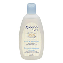 Load image into Gallery viewer, Aveeno Baby Wash & Shampoo, Lightly Scented - 236 ml