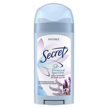 Load image into Gallery viewer, Secret pH Balanced Invisible Solid Antiperspirant, Clean Lavender - 73 g