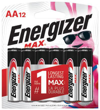 Load image into Gallery viewer, Energizer MAX AA Batteries - 12 pack
