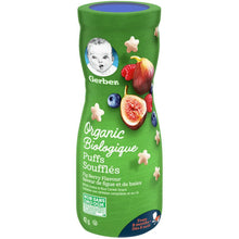 Load image into Gallery viewer, Gerber Organic Puffs, from 8 Months, Fig Berry - 42 g