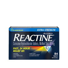Load image into Gallery viewer, Reactine Extra Strength 24-Hour Allergy Relief Tablets - 84 tablets