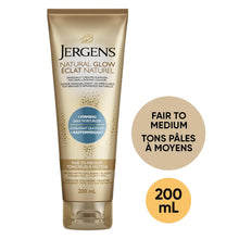 Load image into Gallery viewer, Jergens Natural Glow + Firming Tanning Lotion, Fair to Medium Shade - 220 ml
