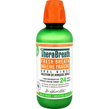 Load image into Gallery viewer, TheraBreath Fresh Breat Oral Rinse, Mild Mint - 473 ml