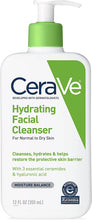 Load image into Gallery viewer, Cerave Hydrating Facial Cleanser, Moisture Balance With 3 Essential Ceramides And Hyaluronic Acid, For Normal to Dry Skin - 355 mL