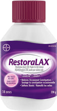 Load image into Gallery viewer, RestoraLAX Laxative Powder - 14 doses, 238 g