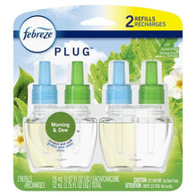 Load image into Gallery viewer, Febreze Plug Odor-Eliminating Air Freshener Scented Oil Refill, Meadows & Rain - 2 refills