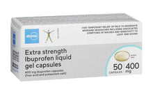 Load image into Gallery viewer, Atoma Extra Strength Ibuprofen Liquid Gel Capsules - 50 capsules x 400mg
