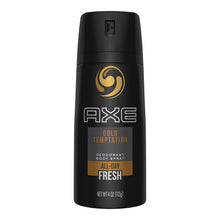 Load image into Gallery viewer, Axe Deodorant Body Spray, Gold Temptation - 113 g