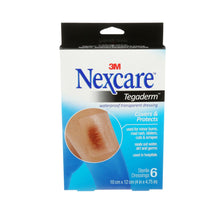 Load image into Gallery viewer, 3M Nexcare Tegaderm Waterproof Transparent Dressing 10cm x 12 cm - 6 sterile dressings
