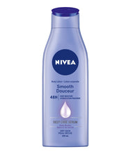 Load image into Gallery viewer, Nivea Body Lotion, Smooth  48 H Deep Moisture, Deep Care Serum, Shea Butter For Dry Skin - 250 mL