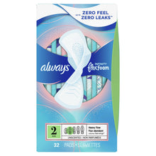 Load image into Gallery viewer, Always Infinity with FlexFoam Size 2 Heavy Flow Pads with Wings, Unscented - 32 pads