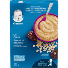 Load image into Gallery viewer, Gerber Stage 2 Baby Cereal (from 6 months) Oat Prune