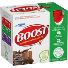 Load image into Gallery viewer, Boost High Protein Meal Replacement, Chocolate - 6 x 237 ml