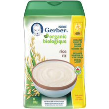 Load image into Gallery viewer, Gerber Organic Baby Cereal Rice