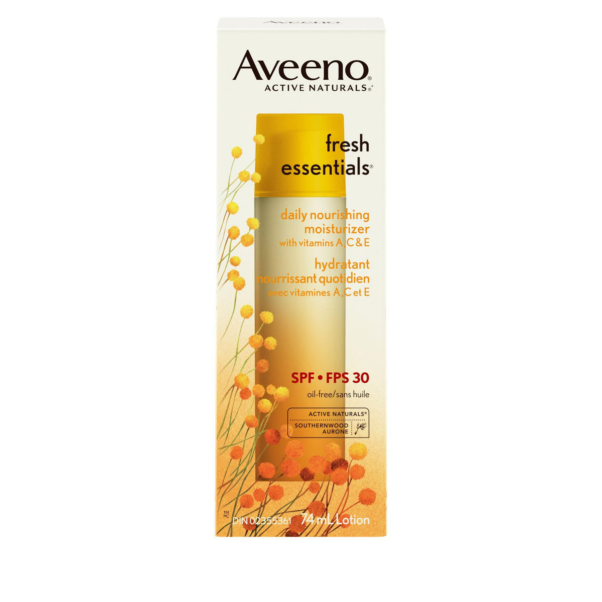 Aveeno Daily Nourishing Moisturizer With Vitamins A, C & E, SPF 30