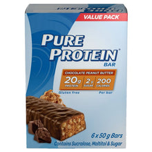 Load image into Gallery viewer, Pure Protein Protein Bars, Chocolate Peanut Butter - 300 g