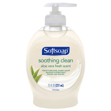 Load image into Gallery viewer, Softsoap Moisturizing Hand Soap, Soothing Clean Aloe Vera Fresh - 221 ml