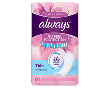 Load image into Gallery viewer, Always Daily Liners, Thin, Unscented - 60 liners